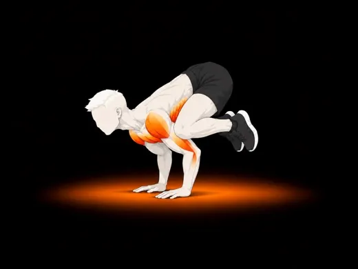 Crow Pose illustration
